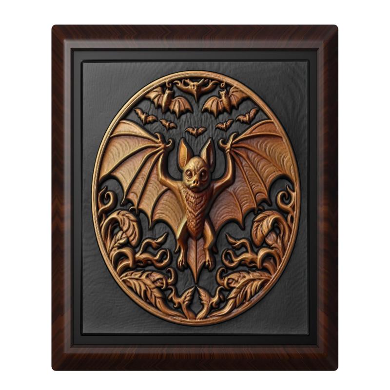 Bat animal wall art relief wall decor
