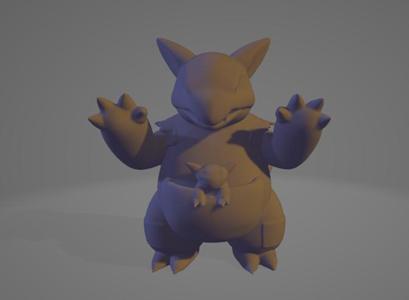 Kangaskhan - 3D Model Printable