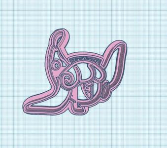 Pokemon: Hatenna Cookie Cutter