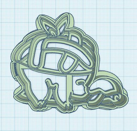 Pokemon: Appletun Cookie Cutter