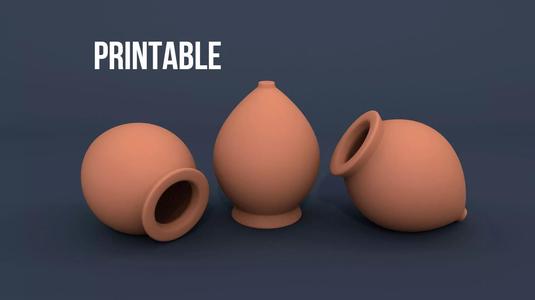 Qvevri orange vase
