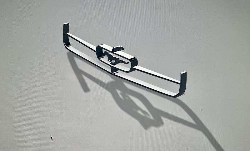 FORD MUSTANG  FASTBACK 1965 - REVELL KIT 1:24 - REPLACEMENT FRONT GRILLE