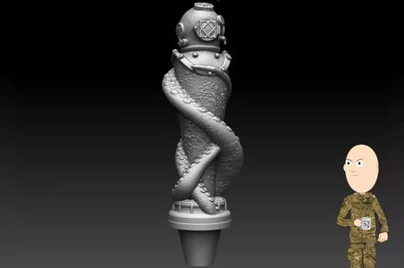 Hard Hat Diver Beer Tap