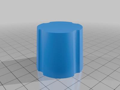 A/C knob insert for 2008-2013 Highlander