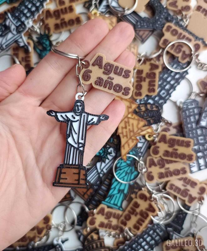 Christ the Redeemer keychain