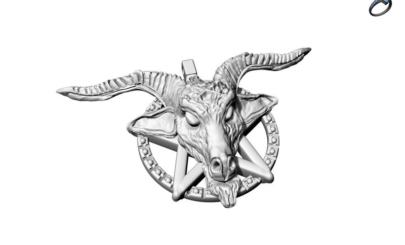 Medal - Baphomet Pentacle