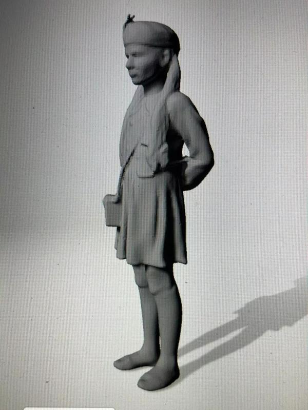 Model railway or model boat child evacuees WW2