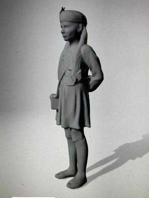 Model railway or model boat child evacuees WW2