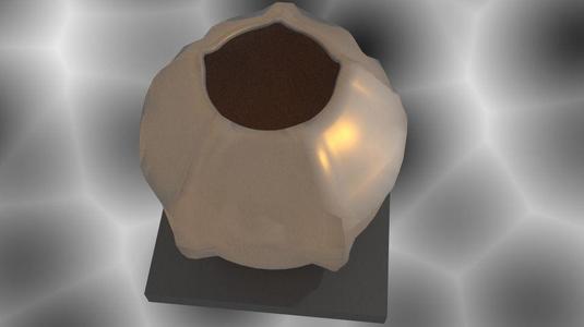 Rough Spherical Vase