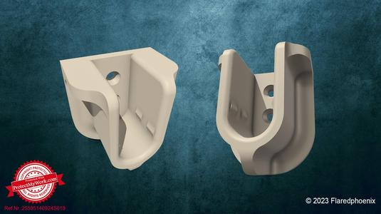 Clothes rail holder D16mm