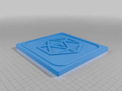 D&D Dice Organizer with Lid and Tray