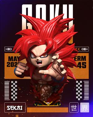 GOKU DAIMA BUST- SEKAI 3D MODELS - TESTED AND READY FOR 3D PRINTING