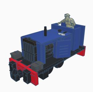 009 0-4-0 diesel converted from a steam engine for TU-koppel A