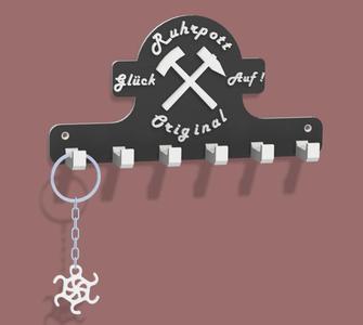 RESTING POT KEYBOARD/KEY HANGER WALL v2