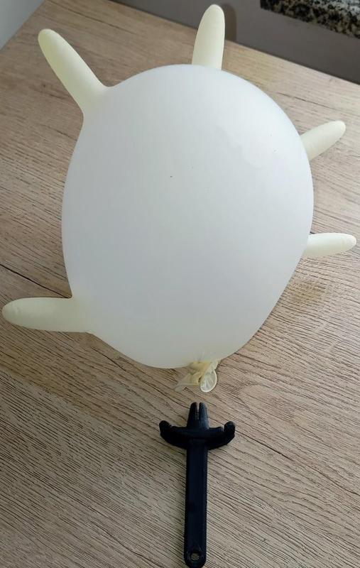 Balloon knot tying Tool / Luftballon Knoten Hilfe VERSTÄRKT
