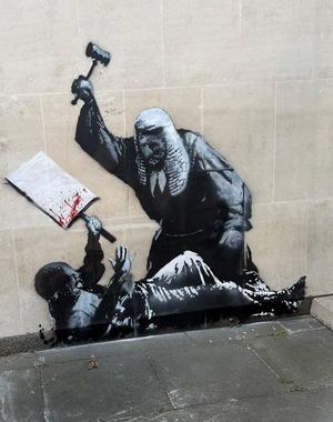 Bansky upsets the oppressors again.