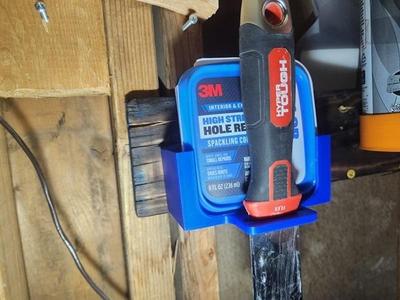 Spackling Holder with Putty Knife Mount