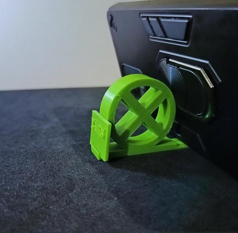 Cell phone stand, with the symbol of the X-Men