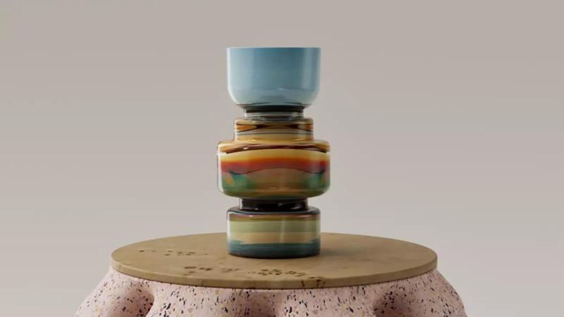 FLORERO - JARRON DECORATIVO - LOW POLY