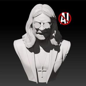 Ozzy Osbourne Bust