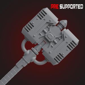 Grav Crusher Hammer - 3D Printable Sci-Fi Weapon Prop