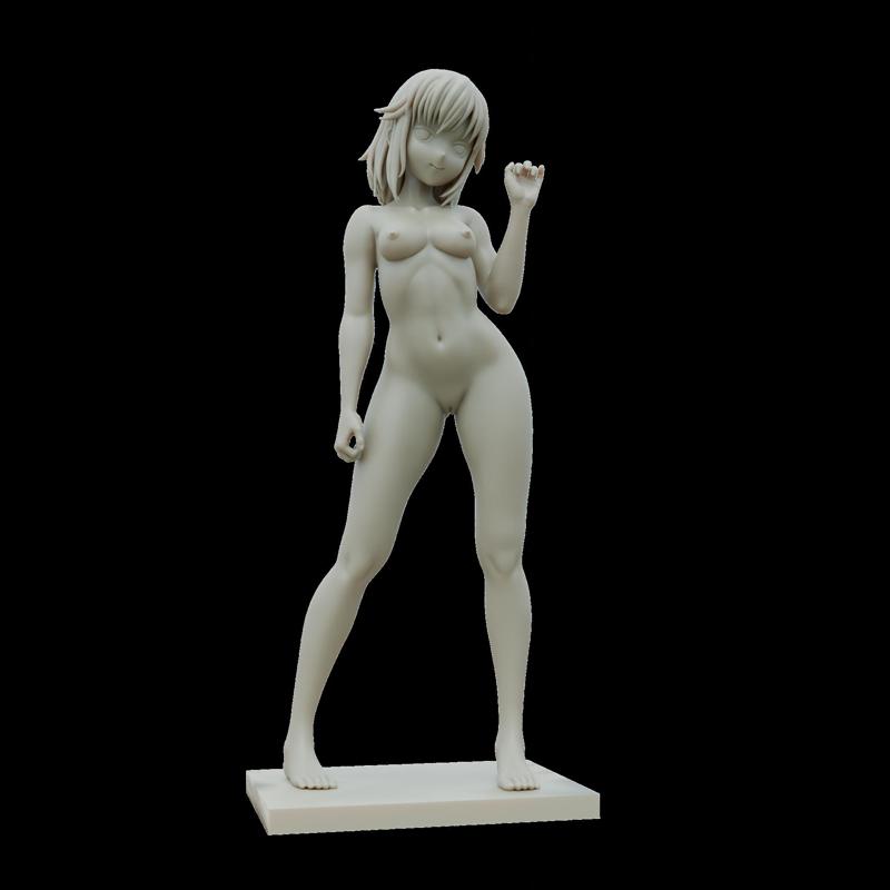 Anime Girl Statue – 3D Printable Otaku Figurine STL Model