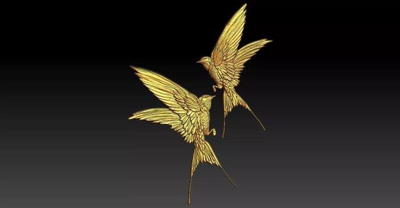 1 swallow CNC Relief Model