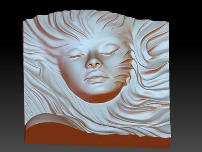 Waves of Serenity, relief