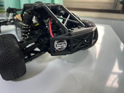 Tamiya DT04 Rear bumper  v.Hard (with light mount)