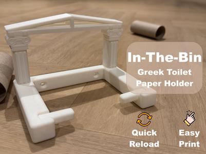 InTheBin - Greek Quick Reload Toilet Paper Holder