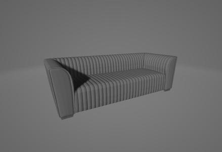 Bernhardt Kent Sofa – 3D Printable Luxury Upholstered Sofa Model