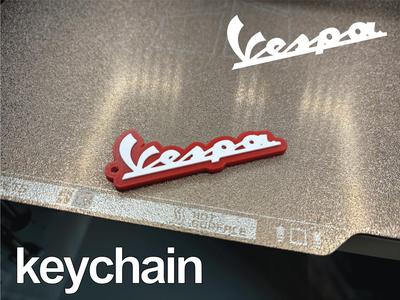 Classic Vespa Keychain