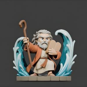 Moses Dividing the Waters - Moses Parting the Sea