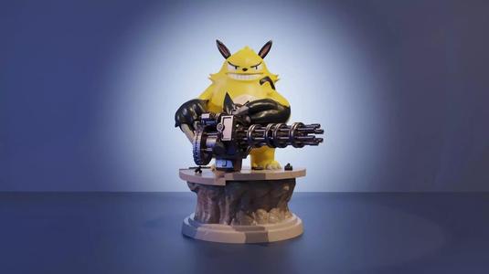 GRIZZBOLT AND MINIGUN FROM PALWORLD