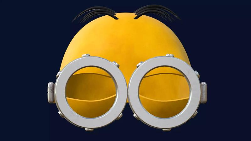 Best Cute Minion Cosplay Mask 3D STL