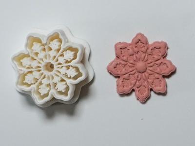 Snowflake Polymer Clay Cutter Earrings Necklaces