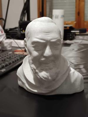 Padre Pio of Pietrelcina 3D Model - Detailed Bust