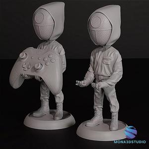 Joypad Stand Squid Guard - 3D Printable Controller Holder STL