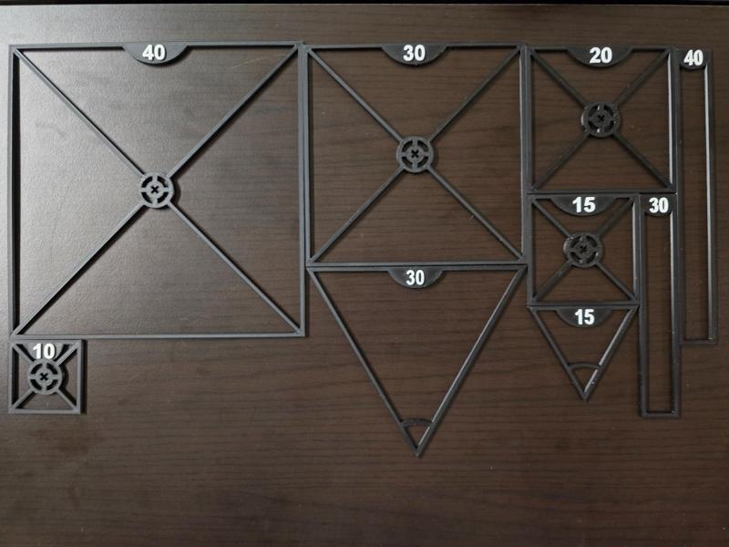 DnD Spell Area of Effect Templates