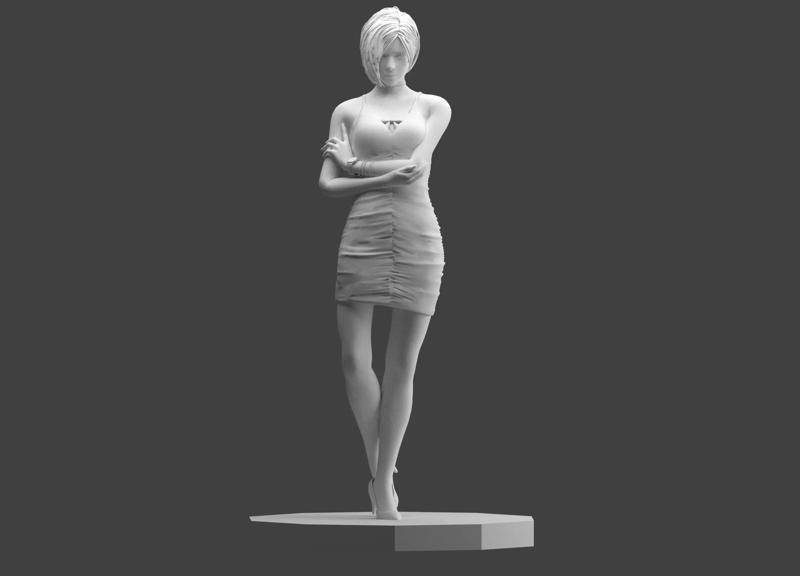 Ada Wong From Resident Evil 2 Remake 3D print model