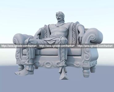 Qin Shi Huang 3d print model from record of ragnarok
