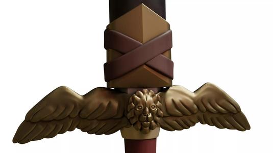 KENSUKE DUNGEON MESHI LAIOS TOUDEN COSPLAY SWORD SECOND DESIGN
