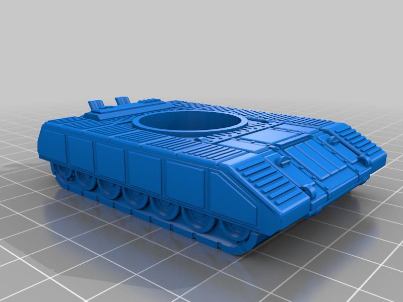 15mm Sci-fi Tracked Vehicle Valiant MK1 Tank