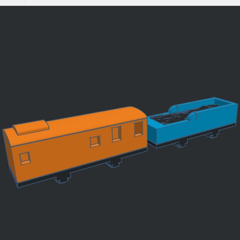 Les Aventuriers du Rail - Short wagons