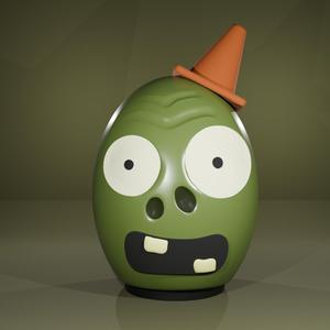 EASTER EGG / PLANTS VS. ZOMBIES ZOMBIES CONE ZOMBIE ALKANZEE