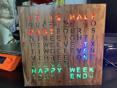 Arduino Word Clock