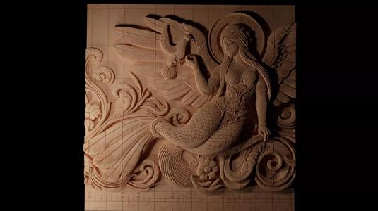 Alkonost CNC 3d Print High Relief Sand Casting