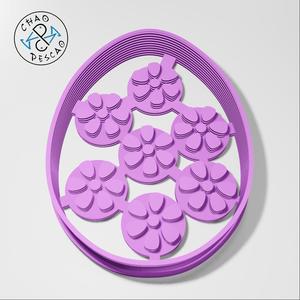 Easter Egg - Cookie Cutter - Fondant
