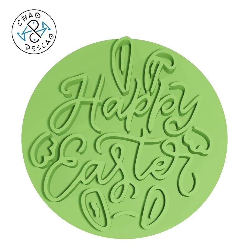 Happy Easter - Stamp Embosser - Cookie - Fondant