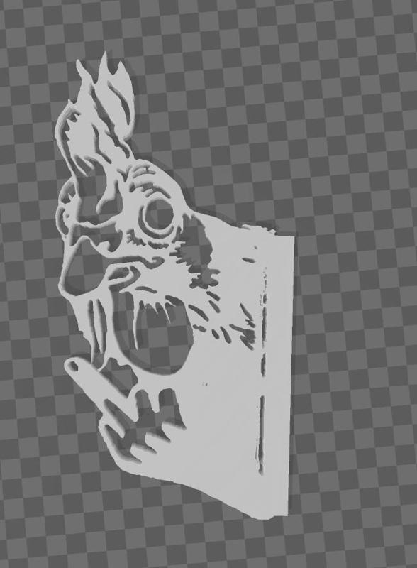 Chicken Middle Finger Sign